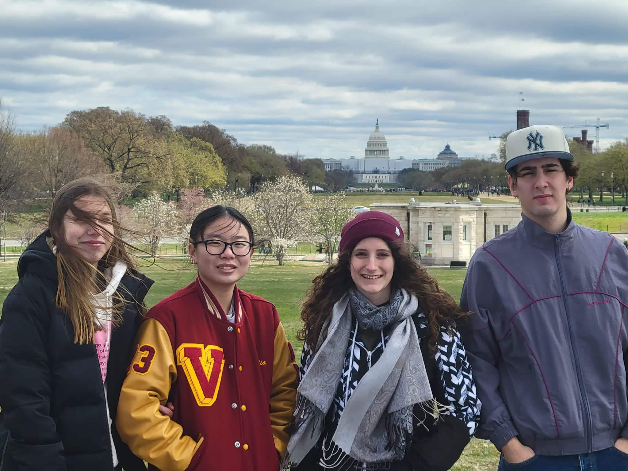 Students visiting Washington D.C. Trip