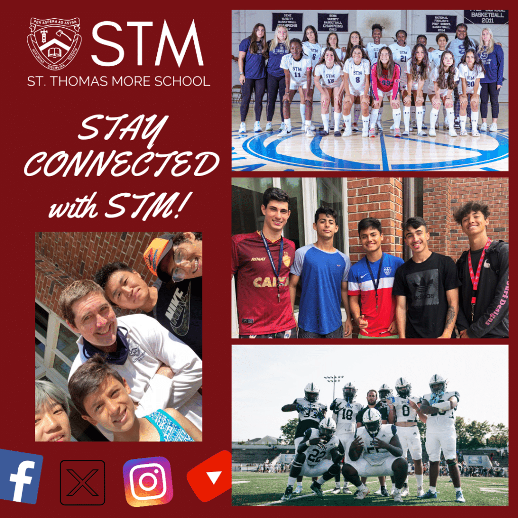 St. Thomas More School (STM) Social Media Graphic