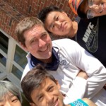 Matt Quinn with STM Summer Camp Students