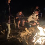 STM Students at Campfire