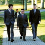 4 Male Students in Uniforms